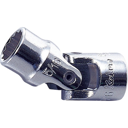 Ko-Ken Universal Socket 12mm 12 Point 37mm 1/4 Sq. Drive 2445M-12